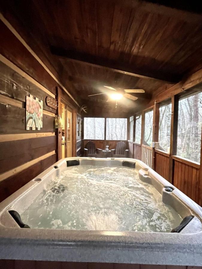 Peaceful Tellico View Home With Private Hot Tub Tellico Plains Exterior photo